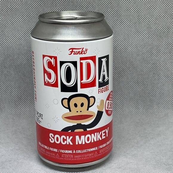 Funko Soda 2022 Paul Frank Sock Monkey Pog & Vinyl Figures - Picture 2 of 7